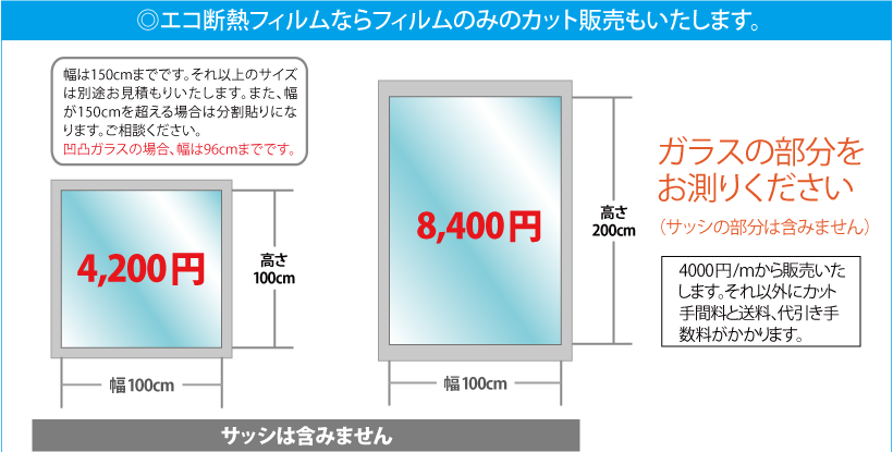エコ断熱フィルム概算お見積り