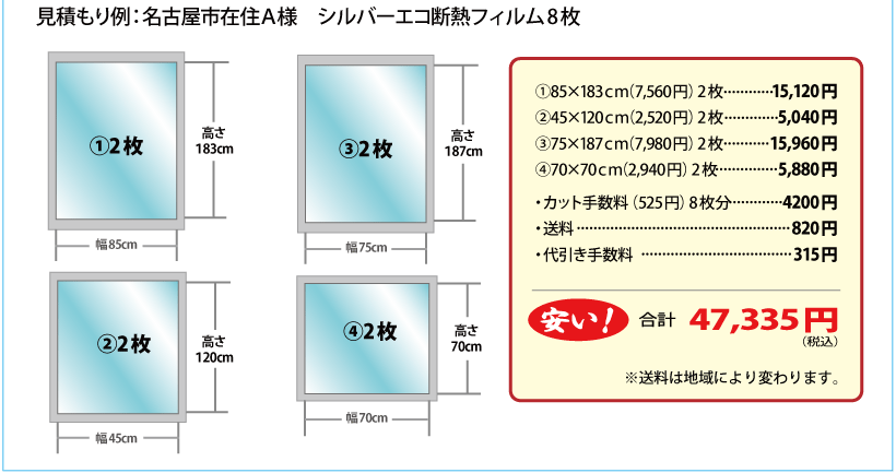 シルバーエコ断熱フィルム